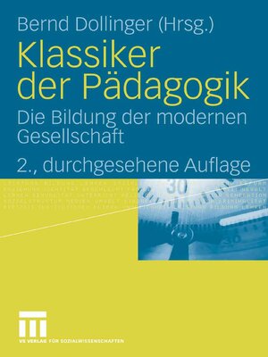cover image of Klassiker der Pädagogik